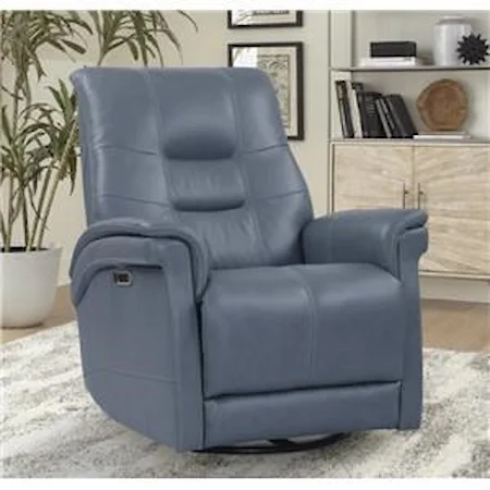 Casual Three Way Recliner with Power Headrest